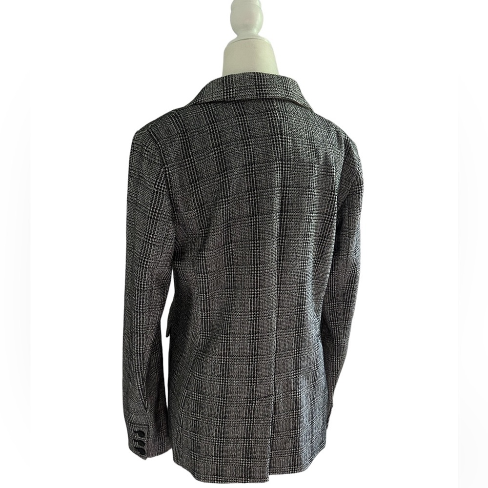 Loft Plaid Button Front Blazer - image 6